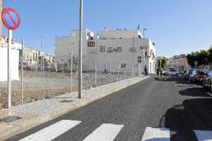 Solar resultante de la actuación realizada en el Barrio Alto