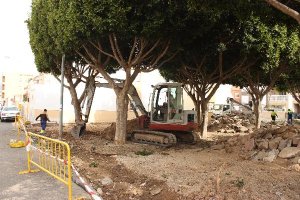 Las obras ya han comenzado en Las Lomas.