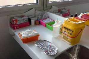 Dosis de la vacuna frente a la gripe.