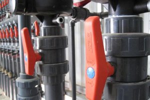 Sistemas de riego para invernadero.