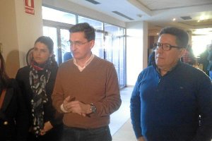 Noemí Cruz, José Luis Sánchez Teruel y Rodrigo Sánchez