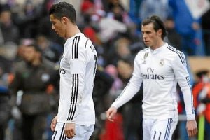 Cristiano y Bale son el vivo reflejo de la derrota.