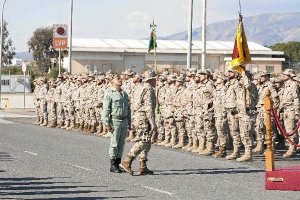 Numerosos familiares y amigos de los militares arroparon con su presencia durante el acto de despepi