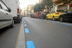 La zona azul de la anterior concesionaria es una de ellos