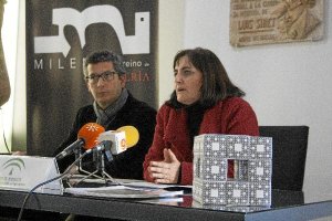 Presentación de las propuestas ayer en la Biblioteca Luis Siret del Museo. 