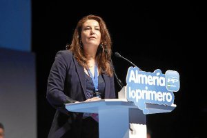 Carmen Crespo, en un acto del PP en Almería.