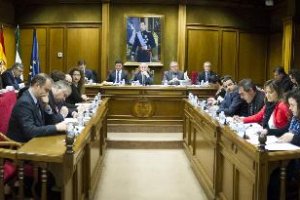 Pleno de la Diputación celebrado ayer