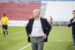 Miguel Rivera, entrenador del Almería B.