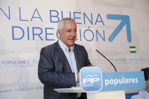 Arenas en un acto en Almería.