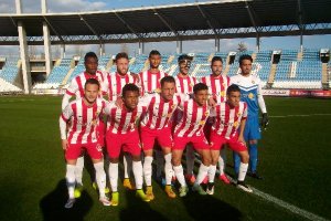 El once del Almería B.