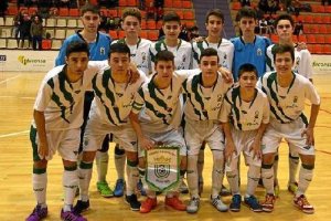 Los chicos de Andalucía antes del partido.