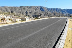 Una de las calles afectadas