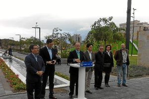 Acto inaugural parque de las Familias.
