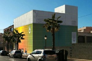 Recreación del proyecto exterior, en el edificio municipal (antiguo INEM) de la Avenida del Puerto. 