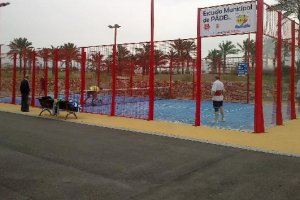 Pista de pádel.