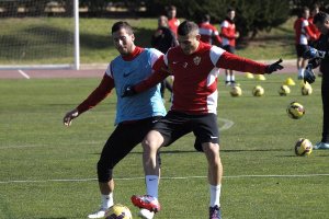 Hemed, antes de irse a la sala médica.
