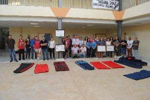 Los trabajadores en una de sus reivindicaciones