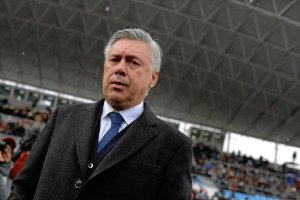 Carlo Ancelotti en el Coliseum Alfonso Pérez Muñoz.