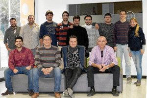 Integrantes de NeuroDigital Technologies, empresa almeriense que ha desarrollado GloveOne.