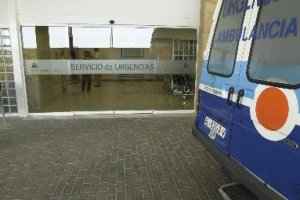 Acceso a la puerta de Urgencias en Torrecárdenas.