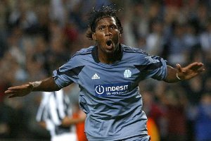 Drogba, en su etapa en Marsella.