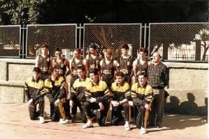 Chachi Benedicto en su etapa de entrenador en Almería.