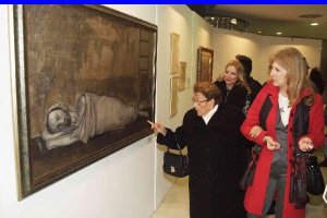 Inaguración de la muestra, el pasado viernes.