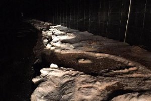 Imagen de la granizada de la noche de ayer 