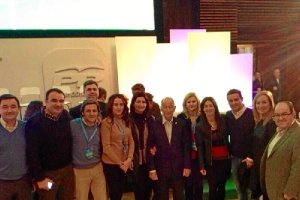 Foto de familia de la representación almeriense.