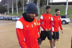 Michel, saliendo al campo Anexo.