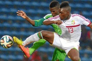 Thievy, con su selección.