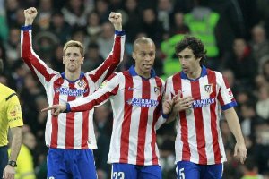 Fernando Torres, celebrando el 0-1.