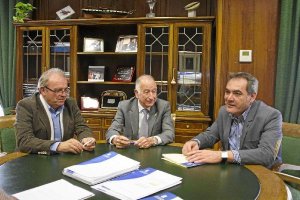 Bonilla, Amat y López en la Diputación de Almería. 