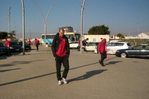 Fernando Soriano, nada más llegar de Getafe.