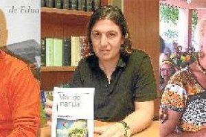 Alberto Cerezuela, Eduardo del Pino Vicente, Carlos Maleno, Sarah Lark y Pedro Asensio.