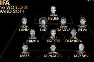 El once ideal del FIFPro.