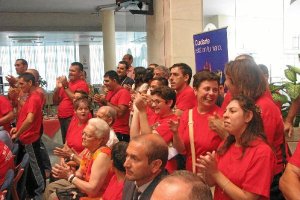 Miembros  de la asociación ASPRODESA.