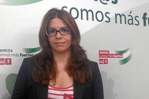 La portavoz socialista Ángeles Castillo. 