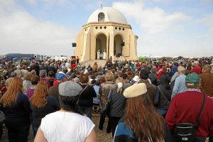 Misa en la ermita esta mañana.
