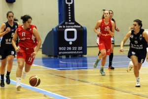 Una jugada del partido.