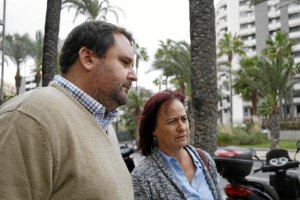 Miembros de iu en la Audiencia Provincial. 