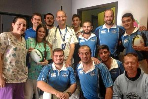 El rugby es un deporte de gran solidaridad.