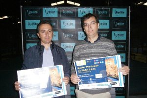 Miguel Ángel Román  y Jon Lozano, en la presentación.