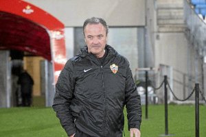 Juan Ignacio Martínez, en el partido de Copa.