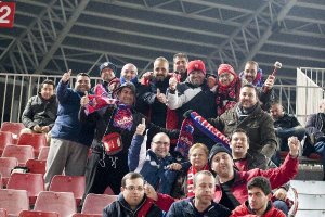 Aficionados del Almería.