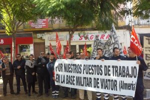 Concentración reivindicativa en Puerta Purchena.