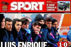 La prensa apunta al banquillo del Barça como responsable de la derrota.