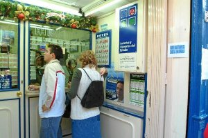 Administración de lotería del centro de la capital.