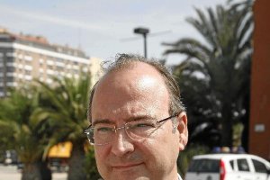 El alcalde durante sus declaraciones.