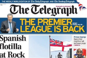 Portada del rotativo británico.